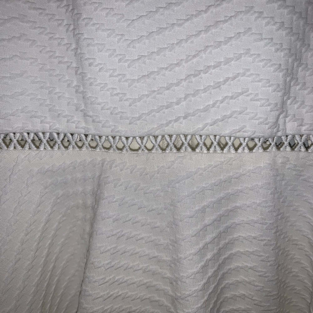 WHITE COCKTAIL DRESS